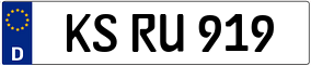 Truck License Plate